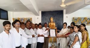 प्रिया रमेश मानकर यांच्याकडून डॉ.बाबासाहेब आंबेडकर यांच्या १३५व्या जयंतीनिमित्त गावोगावी “भारतीय संविधान” जागर अभियान