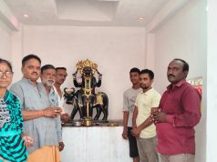 पंचमुखी हनुमान धाम परिसर में मनाया शनिदेव जन्मोत्सव