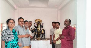 पंचमुखी हनुमान धाम परिसर में मनाया शनिदेव जन्मोत्सव