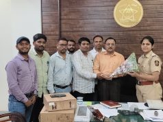 व्हॉईस ऑफ मीडिया पत्रकार संघटनेकडून सावनेरच्या पहिल्या महिला पोलीस निरीक्षक ऋतुजा जाधव यांचे स्वागत
